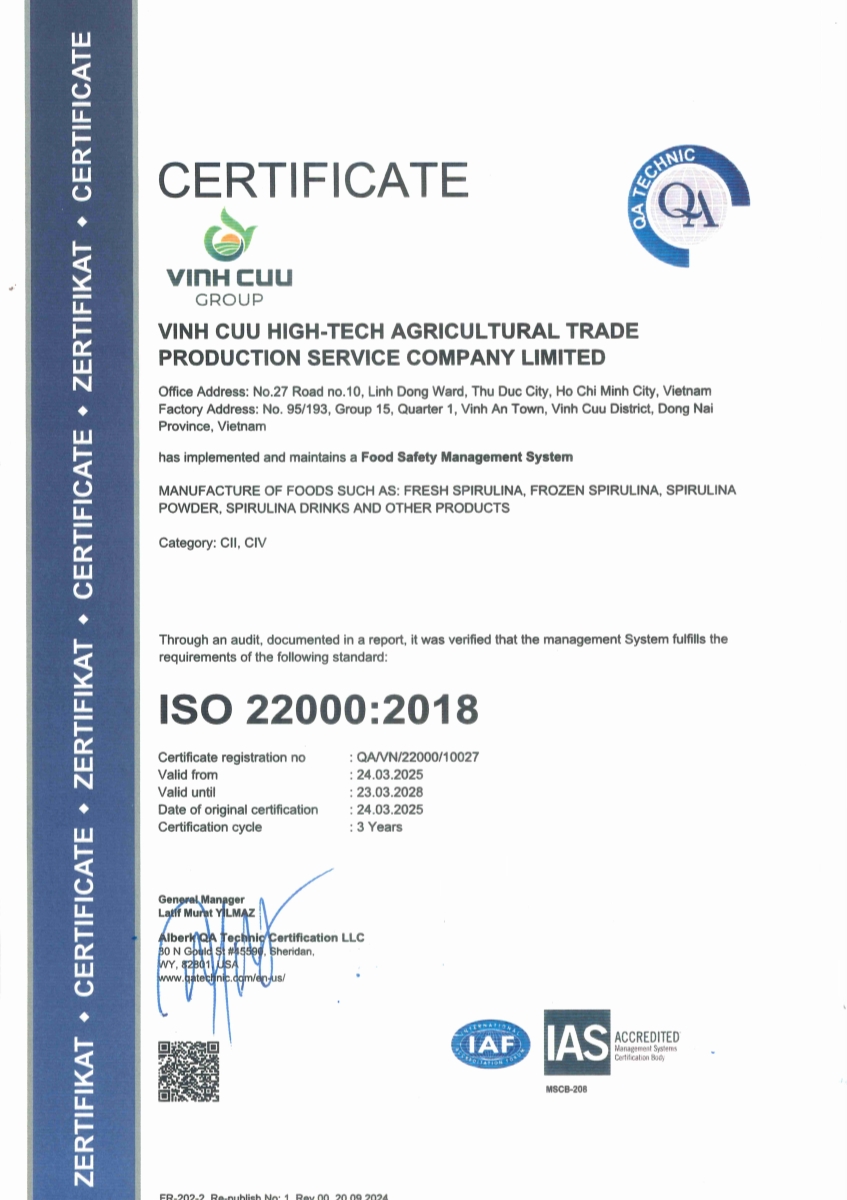 ISO 22000:2018